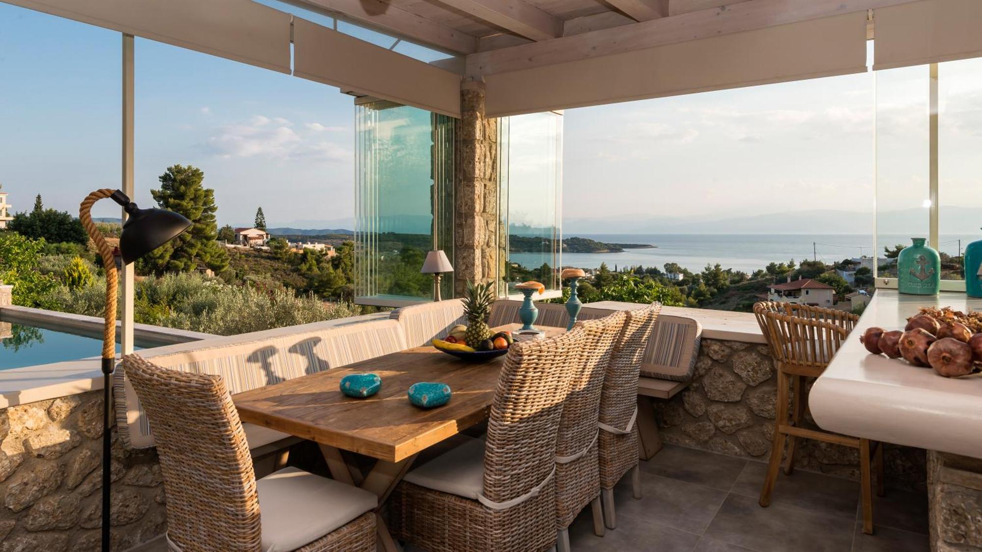 Myrtoan Pelagos Villa بورتو خيلي المظهر الخارجي الصورة