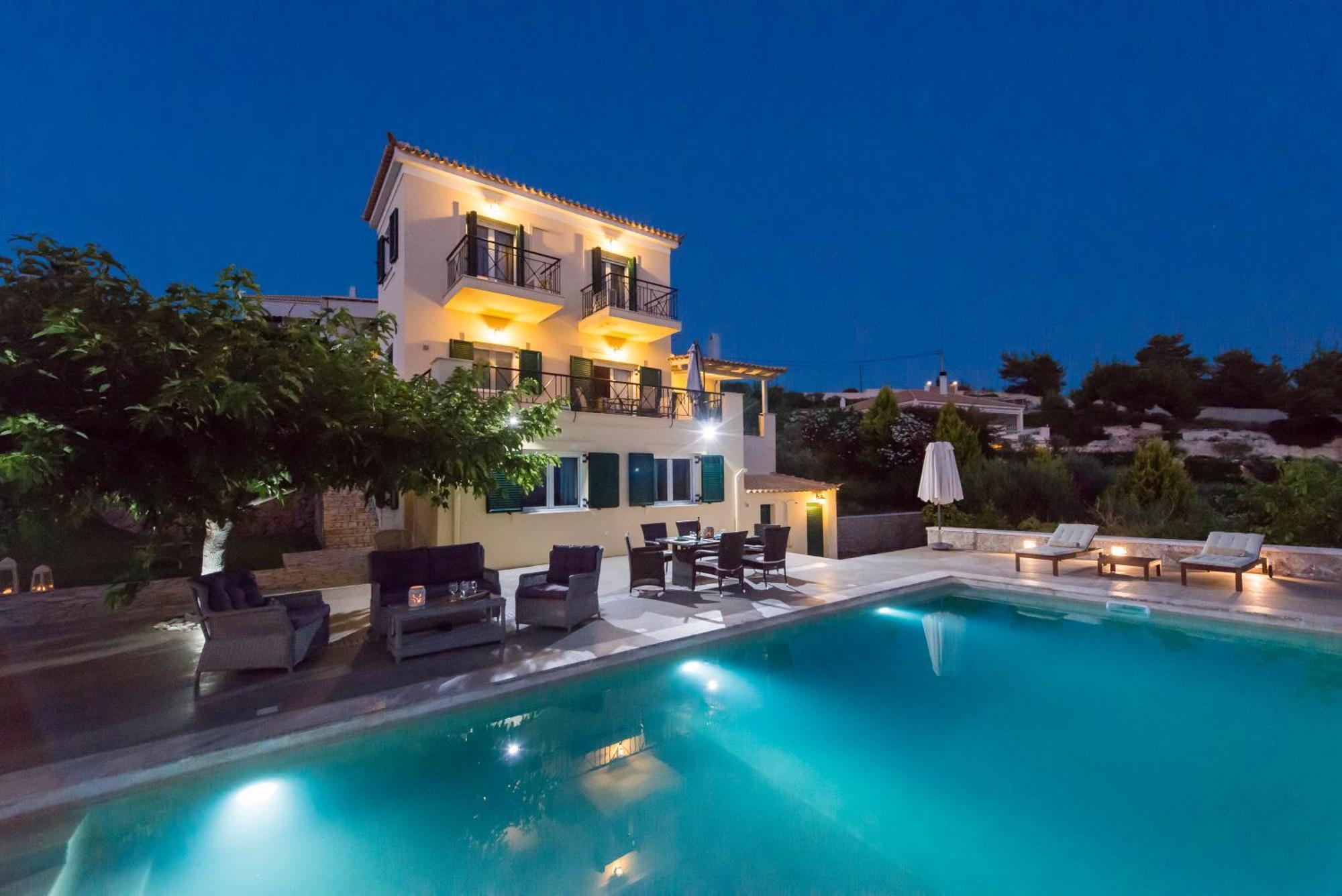 Myrtoan Pelagos Villa بورتو خيلي المظهر الخارجي الصورة